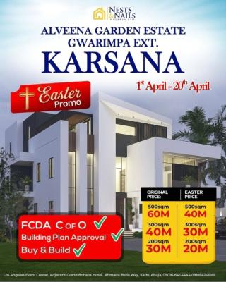 Affordable Plots of Residential Estate Land, Alveena Garden Estate, Gwarimpa Extension, Karsana, Abuja, Residential Land for Sale