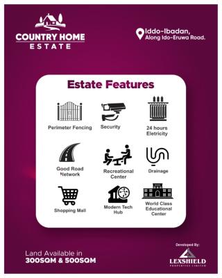 Land for Building Houses and Businesses in Ibadan, Country Home Estate Ibadan, Ido, Oyo, Mixed-use Land for Sale