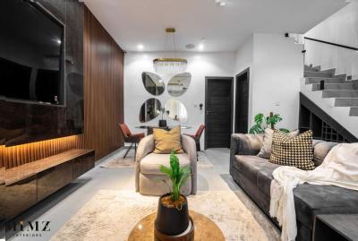 Luxury Furnished 4 Bedroom Terrace Duplex with Excellent Facility, Ikate, Lekki, Lagos, Terraced Duplex for Rent