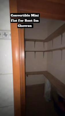 Convertible Mini Apartment, Chevron Lekki Lagos, Lekki, Lagos, Mini Flat (room and Parlour) for Rent