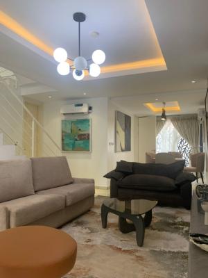 Contemporary Furnished 4-bedroom Terrace Duplex with Bq, Oniru, Victoria Island (vi), Lagos, Terraced Duplex for Rent