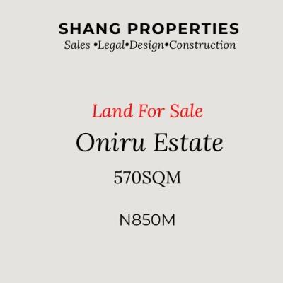570sqm Land at Oniru Estate, Lekki, Lagos, Land for Sale