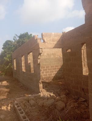 Standard Uncompleted 3 Bedroom Bungalow, Back of Kuliyah School Kobo, Osogbo, Osun, Detached Bungalow for Sale