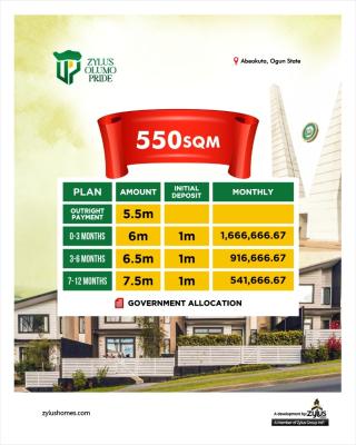 Government Allocation Cofo/ Consent, Charis International School, Abeokuta South, Ogun, Residential Land for Sale