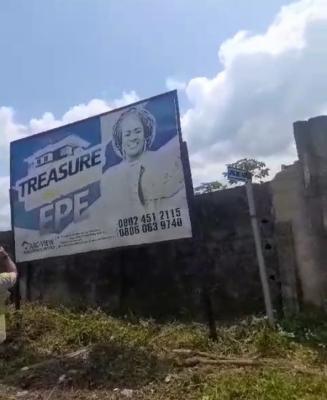Estate Land with Easy Access to Expressway, Treasure Island Estate, Poka, Epe, Lagos, Residential Land for Rent