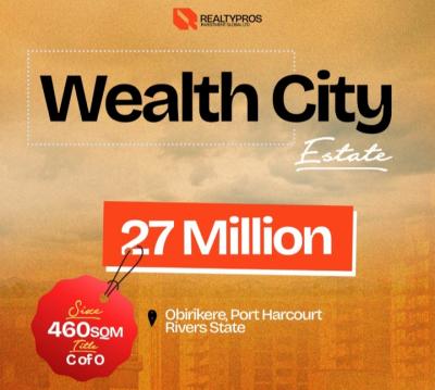 Estate Land, Wealth City Estate Obirikere, Port Harcourt, Rivers, Mixed-use Land for Sale