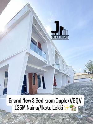 Brand New 3 Bedroom Terraced Duplex Home with a Bq, Ikota, Lekki, Lagos, House for Sale