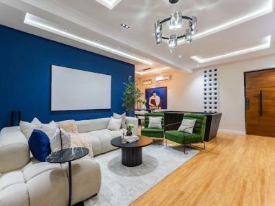 Beautiful 2 Bedroom Fully Furnished Serviced Apartment with Gym, Ikate Lekki, Ikate, Lekki, Lagos, Flat / Apartment for Rent