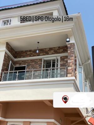 Luxury 5 Bedrooms Semi Detached Duplex with Bq, Gate House, Ac, Ologolo, Lekki, Lagos, Semi-detached Duplex for Rent