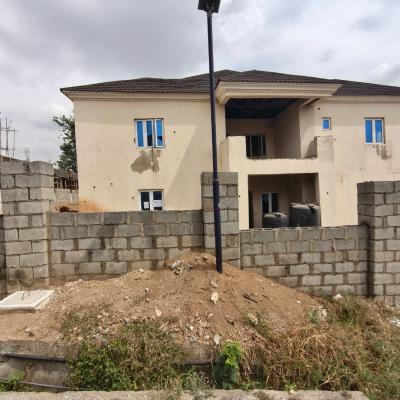 Carcass 5 Bedroom Detached Duplex, Naf Valley Estate, Asokoro District, Abuja, House for Sale