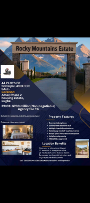 44 Plots of Estate Land with Several Existing Structures, Amac Phase 2 Housing Estate, Lugbe District, Abuja, Mixed-use Land for Sale