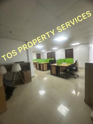 Beautiful Furnished & Serviced Open Plan Office Space, Herbert Macaulay Way, Yaba, Lagos, Office Space for Rent