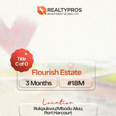 Land, Flourish Estate, Redeem Camp Road, Opposite Auc Asphalt Company, Rukpokwu, Port Harcourt, Rivers, Residential Land for Sale
