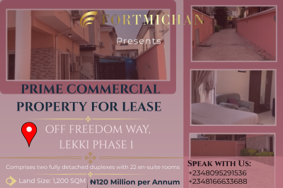 Prime Commercial Property, Off Freedom Way, Lekki Phase 1, Lekki, Lagos, Commercial Property for Rent