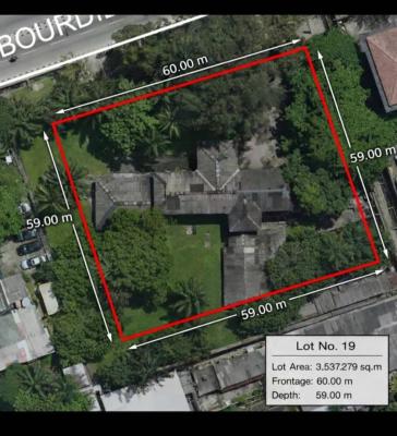 3,537 Square Meters of Land, Bourdillon Road, Ikoyi, Lagos, Mixed-use Land for Sale