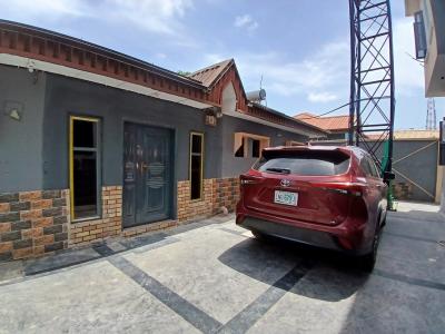 Newly Renovated 2bedroom Bungalow (just 4 People in The Compound), Gated and Secured Estate Off Ado Road, Ajah, Lagos, Flat / Apartment for Rent