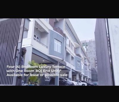 Four Bedroom Terraced with One Room Bq, Oniru, Victoria Island (vi), Lagos, Flat / Apartment for Rent