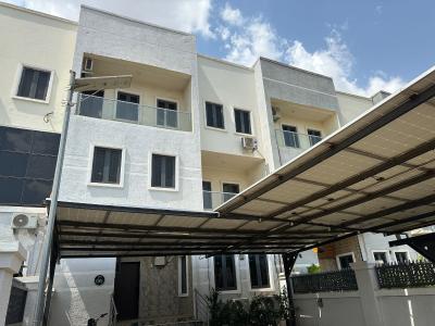 4 Bedroom Terrace Duplex with Bq, Serene Environment, Kado, Abuja, Terraced Duplex for Rent