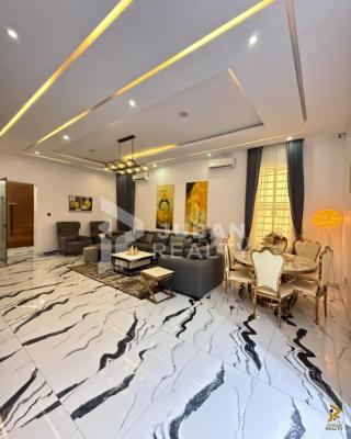 4 Bedroom Fully Detached Duplex (furnished), Igbo Efon, Lekki, Lagos, Flat / Apartment for Rent