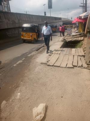 a Plot & Quarter of Land (700sqm) for All Purposes, Ikeja Bus Stop, Oba Akran, Ikeja, Lagos, Commercial Land for Sale