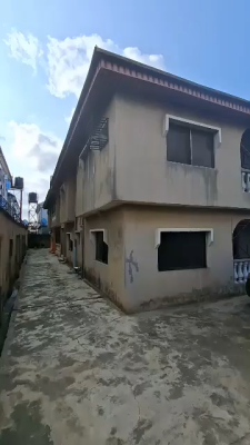 Solidly Built Block of 4flats of Standard 3bedrooms, Ago Palace, Isolo, Lagos, House for Sale