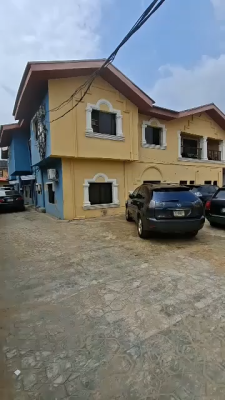 Well Renovated Block of 7flats in a Secured Estate, Ago Palace, Isolo, Lagos, Block of Flats for Sale
