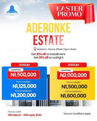 Affordable Land Design for Comfortable Living, Adejorin Town, Mowe Ofada Axis, Mowe Ofada, Ogun, Residential Land for Sale