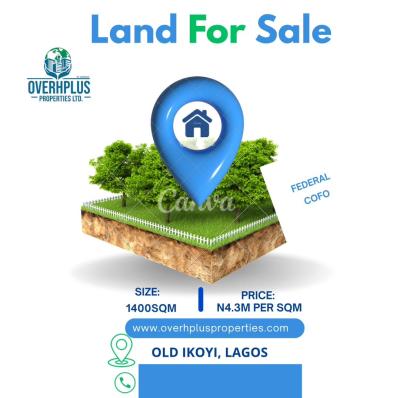 1,400 Sqm Land, Old Ikoyi, Ikoyi, Lagos, Land for Sale
