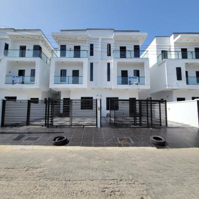 Luxurious 5bedroom Terrace Duplex with a Bq Within a Serene Environ, Ikota, Lekki, Lagos, Terraced Duplex for Sale