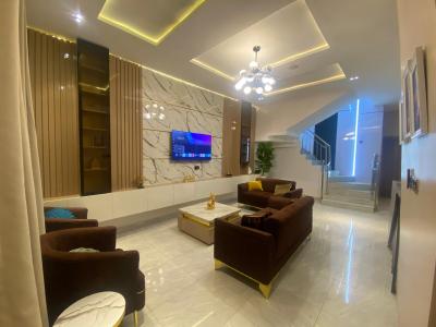 Luxurious Three Bedroom Apartment, Ss Court Estate Gate 1, Inside Royal Pine Estate Gate 3. Orchid Lekki, Lekki, Lagos, Semi-detached Duplex Short Let