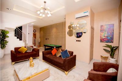 Luxurious Two Bedroom, Ss Court Estate Gate 1, Orchid, Lekki, Lagos, House Short Let