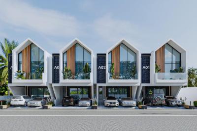 Beachfront Property with High Roi Near Vi, Close to Ojaja Mall and Atican Beach Along Lagos Calabar Coaster Road, Victoria Island (vi), Lagos, Terraced Duplex for Sale