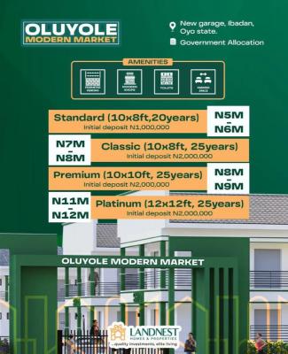 Own a Shop in a Mordern Market, Oluyole Modern Market, Ibadan, Oyo, Shop for Sale