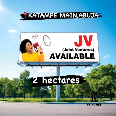 Jv at Katampe Main Lot Size2 Hectare, Katampe, Abuja, Land Joint Venture