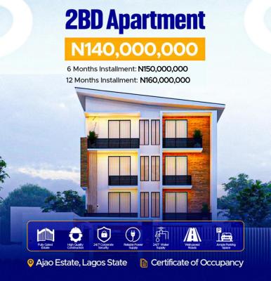 2-bedroom Apartment, Ajao Estate, Isolo, Lagos, Block of Flats for Sale