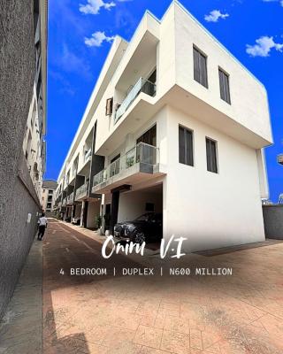 Spacious 4 Bedroom Terrace Duplex in a Secured Estate, Oniru, Victoria Island (vi), Lagos, Terraced Duplex for Sale