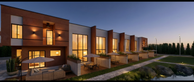 Fully Finished,  Garden View -1 Bedroom Loft. Off Plan, Onishon Road, Lakowe, Ibeju Lekki, Lagos, Terraced Duplex for Sale