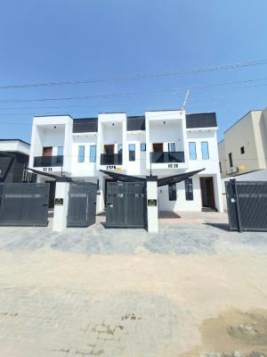 Newly Built 4 Bedroom Terrace with Bq, By Back Off Blenco Supermarket, Sangotedo, Ajah, Lagos, Terraced Duplex for Sale