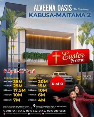 Alveena Oasis, Kabusu-maitama 2, Via Mpape, Gurku-kabusu Mega City, Maitama 2, Maitama District, Abuja, Residential Land for Sale