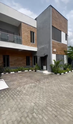 Fully Furnished Four Bedroom Terrace Duplex Corner Piece, Ajayi Apata, Sangotedo, Ajah, Lagos, Terraced Duplex for Sale