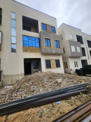 4bedroom Terrace Duplex with Bq, Shell Finished, Tarred Rd, Jahi Gilmore(fully Tarred Rd Althrough), Jahi, Abuja, Terraced Duplex for Sale