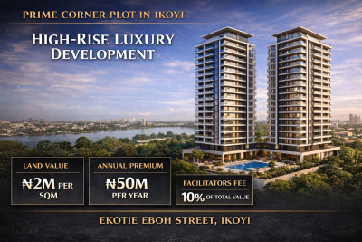 Prime 3,200sqm Corner-plot, Ekotie Eboh Street, Ikoyi, Lagos, Residential Land Joint Venture