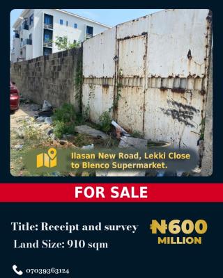 Land, Remilekun Opadokun, Ilasan, Lekki, Lagos, Residential Land for Sale
