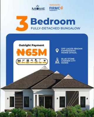 Executive Fully Finished Detached Bungalow, (bluestone Estate), Mowe Town, Ogun, Detached Bungalow for Sale