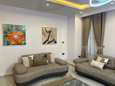 a Brand New Luxury 1bedroom Duplex with 3 Balconies, Ps5, Gym, Smart D, Lekki Phase 1, Lekki, Lagos, Flat / Apartment Short Let