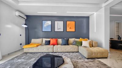 Brand New Smart Luxury 🥰 2 Bedroom Maisonette Apartment with City-, Lekki Phase 1, Lekki, Lagos, Flat / Apartment Short Let