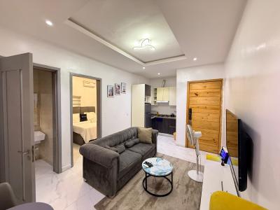 Standard Furnished and Serviced Mini Flat with Guest Toilet, Off Admiralty Way, Lekki Phase 1, Lekki, Lagos, Flat / Apartment for Rent