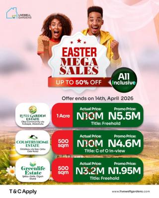Easter Mega Discount, Abeokuta North, Ogun, Mixed-use Land for Sale