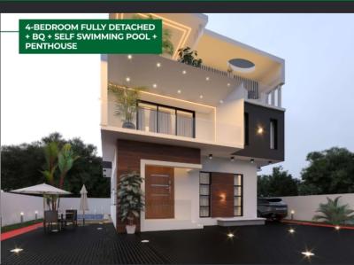 4-bedroom Fully Detached Duplex + Bq + Cinema + Library -- ₦200m*, 3-bedroom Maisonette + Bq – ₦80m*, Ibadan, Oyo, Detached Duplex for Sale