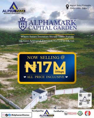 Alphamark Capital Garden, Airport Axis, Eleranigbe, Ibeju Lekki, Lagos, Mixed-use Land for Sale